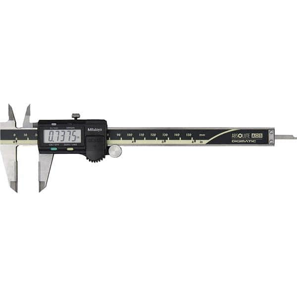 Mitutoyo - 0 to 6" Range, 0.0005" Resolution, Electronic Caliper - A1 Tooling