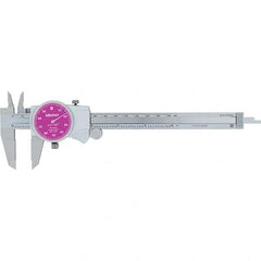 Mitutoyo - Dial Calipers Maximum Measurement (Inch): 6 Dial Graduation (Decimal Inch): 0.001 - A1 Tooling