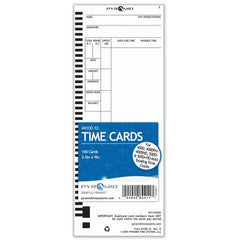 Pyramid - Time Cards & Time Clock Accessories For Use With: Pyramid Time Systems Time Clock models 4000, 400PRO, 4000HD, 400PROK, 5000, 5000HD Height (Inch): 4-5/16 - A1 Tooling