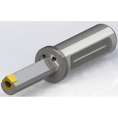 Indexable Broaching Toolholders; Nose Diameter (mm): 15.00; Overal Length (mm): 161.00; Projection Length (mm): 52.00; Shank Diameter (mm): 32.0000; Shank Length (mm): 100.000