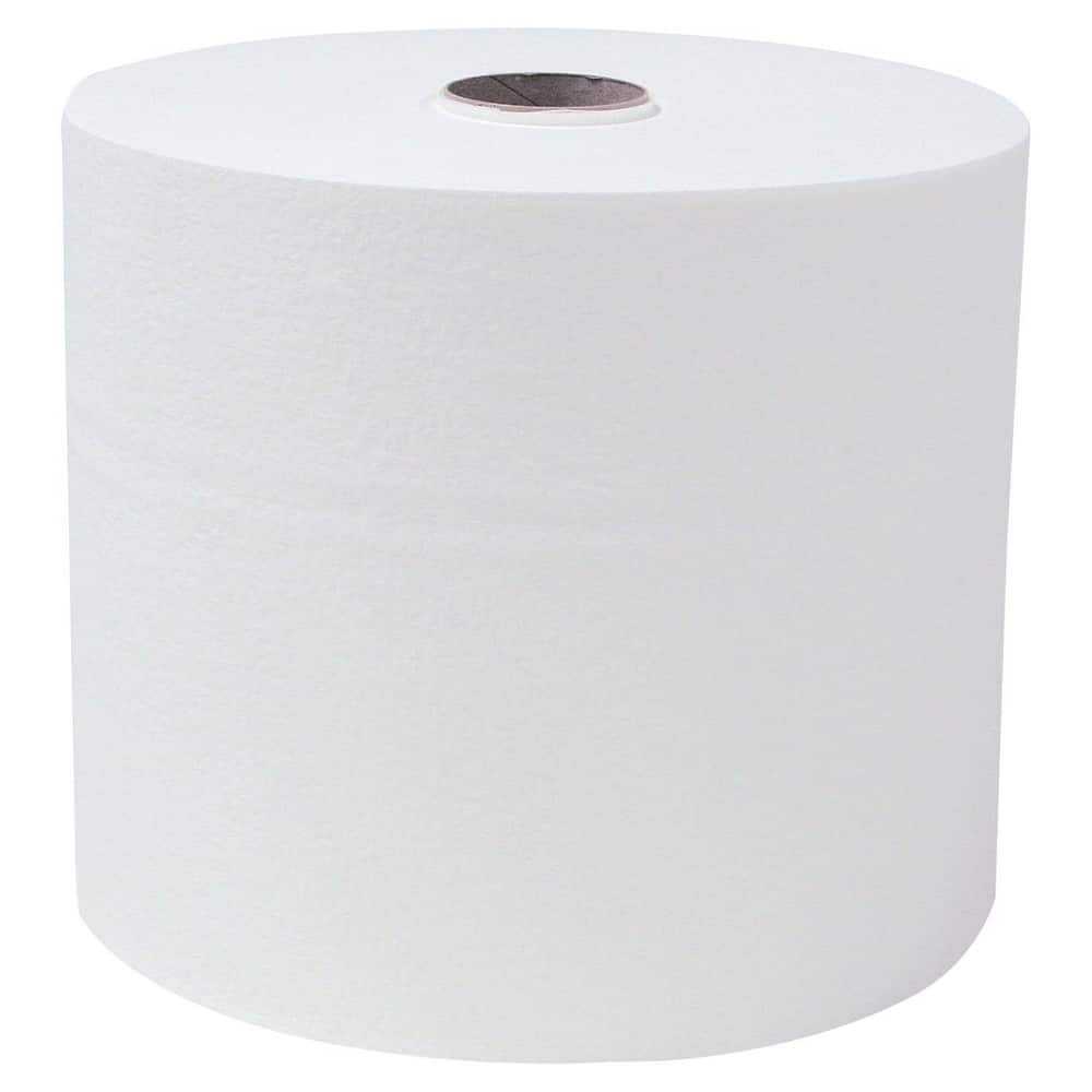 Shop Towel/Industrial Wipes: Jumbo Roll, White