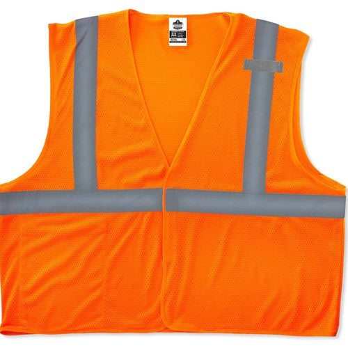 8210HL Econo Vest Orange 2X/3X Hook & Loop Glowear - A1 Tooling