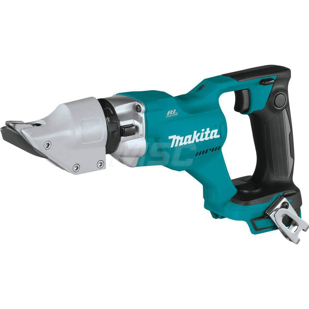 Handheld Power Shears; Type of Power: Cordless; Handle Type: Ergonomic D-Handle; Handle Type: Ergonomic D-Handle; Cutting Capacity: 16 Gauge (Stainless Steel); 14 Gauge (Mild Steel); 12 Gauge (Aluminum); Strokes per Minute: 0-3000; Speed (RPM): Variable;