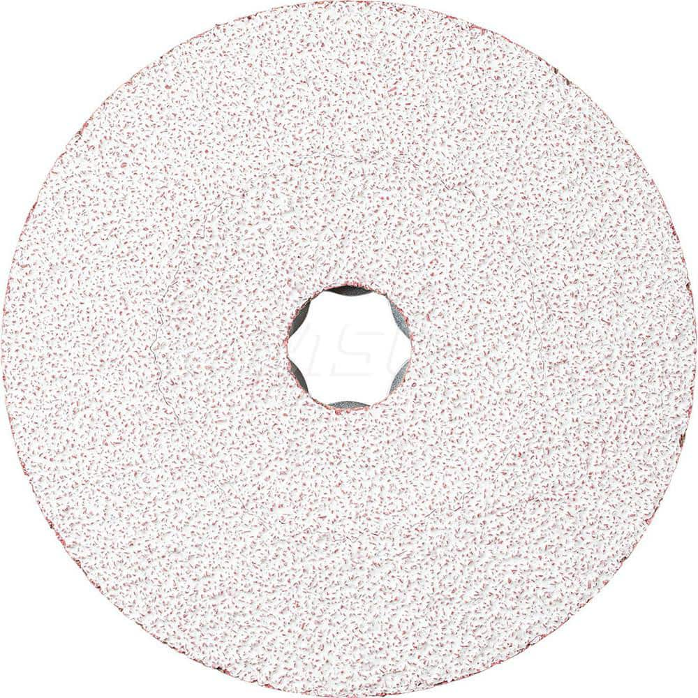 Fiber Disc: 5″ Disc Dia, 36 Grit, Ceramic Oxide