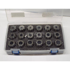 Collet Set: 18 Pc, Series ER32, 3/4″ Capacity