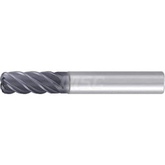 5/8″ Diam 5-Flute 35/38° Solid Carbide 0.06″ Corner Radius Roughing & Finishing End Mill AlCr Finish, 1-1/4″ LOC, 3-1/2″ OAL, 5/8″ Shank Diam, Centercutting, Standard Length