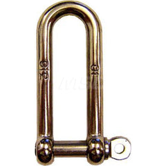 Shackle: Screw Pin Stainless Steel, 3/8″ Pin Dia