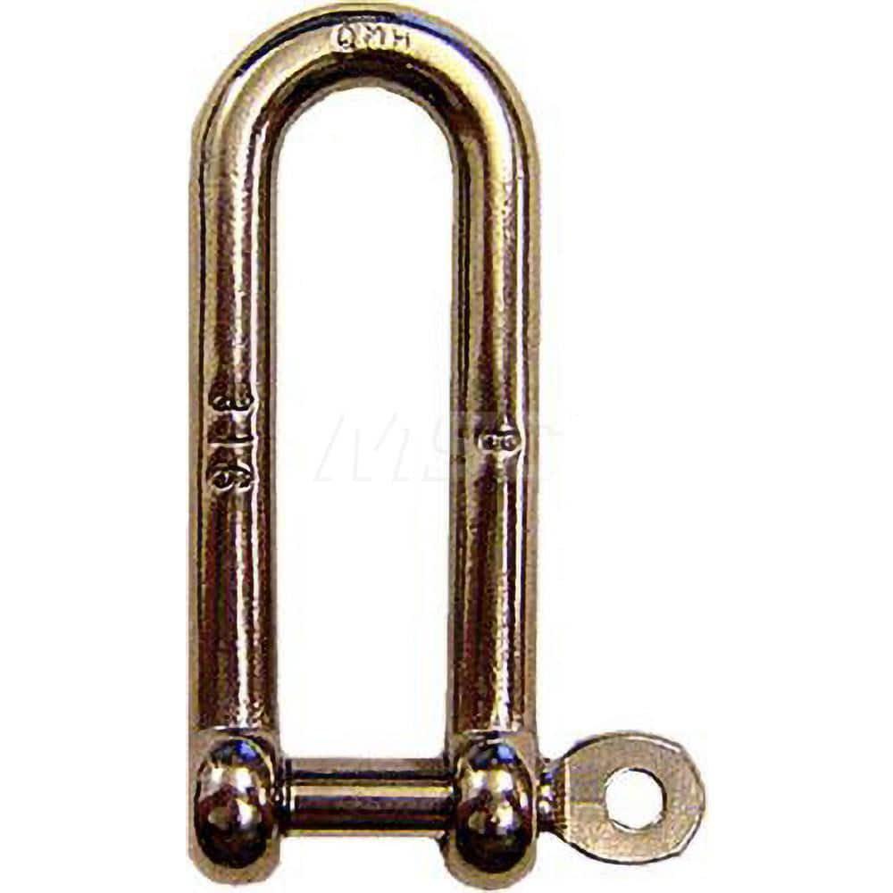 Shackle: Non-Removable Pin Stainless Steel, 5/32″ Pin Dia