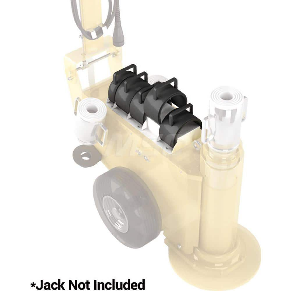 Jack Lever Bars & Jack Accessories; Type: Safety Block Set; For Use With: 91004 Jack; Additional Information: Mammut Safety Locking Kit for the 100 Ton ESCO Mammut Jack, model 91004; Includes: Holder; (5) Safety Blocks; For Use With: 91004 Jack