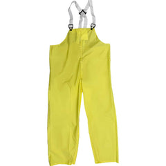 Louisiana Professional Wear - Rain & Chemical Wear; Garment Style: Bib Overall; Suspenders ; Garment Type: Flame Resistant; Waterproof; Rain ; Material: Polyurethane/Nylon ; Size: 2X-Large ; Color: Lemon Yellow ; Certification Type: ASTM D6413 - Exact Industrial Supply