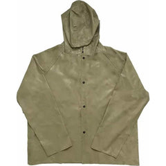 Louisiana Professional Wear - Rain & Chemical Wear; Garment Style: Rain Jacket ; Garment Type: Chemical Resistant; Flame Resistant; Waterproof; Rain ; Material: Neoprene/Nylon ; Size: 2X-Large ; Color: Olive Dab Green ; Certification Type: ASTM D6413; AS - Exact Industrial Supply