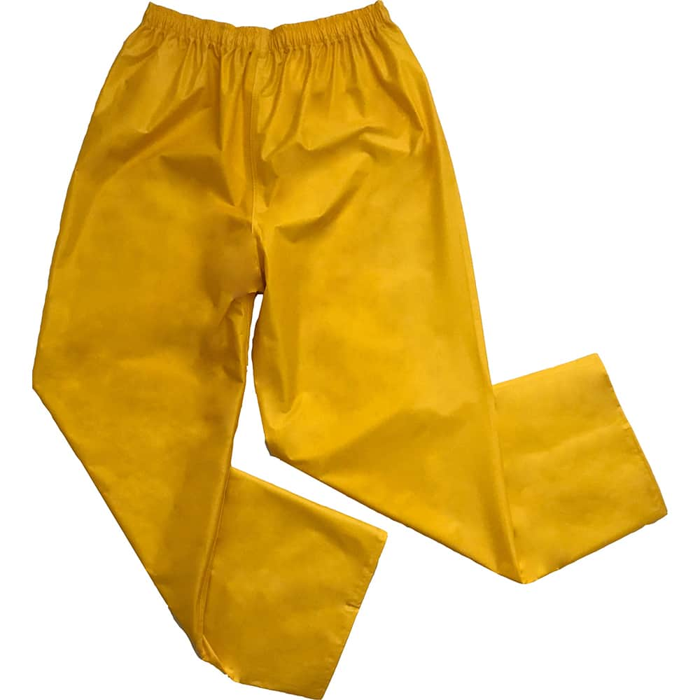 Louisiana Professional Wear - Rain & Chemical Wear; Garment Style: Rain Pants ; Garment Type: Rain; Waterproof ; Material: Nylon/PVC ; Size: 3X-Large ; Color: Yellow ; Certification Type: NonHazardous Protection - Exact Industrial Supply