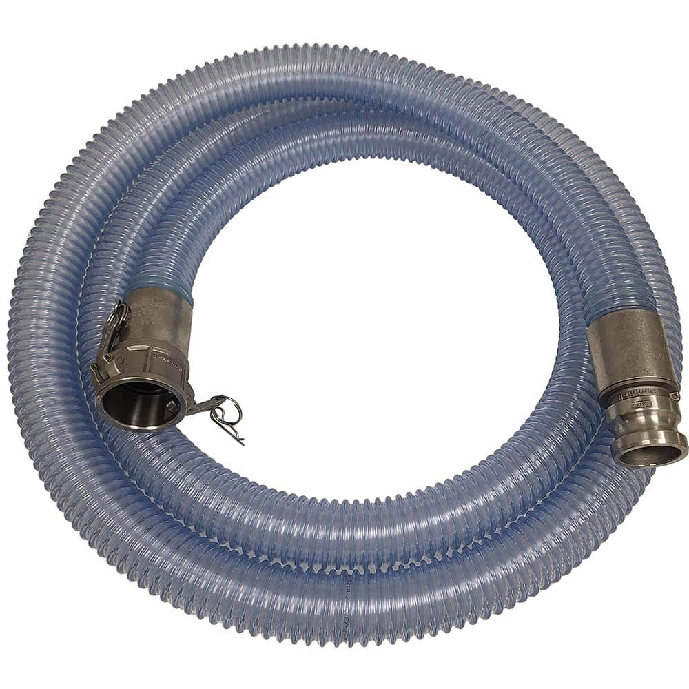 Kuriyama of America - Food & Beverage Hose; Inside Diameter (Inch): 3 ; Outside Diameter (Decimal Inch): 3.6400 ; Length (Feet): 20 ; Bend Radius (Inch): 6 ; Maximum Working Pressure (psi): 40.000 ; Vacuum Rating: 28 In. Hg; 24 In. Hg - Exact Industrial Supply