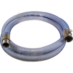 Kuriyama of America - Food & Beverage Hose; Inside Diameter (Inch): 1.5 ; Outside Diameter (Decimal Inch): 1.9500 ; Length (Feet): 5 ; Bend Radius (Decimal Inch): 2.5000 ; Maximum Working Pressure (psi): 110.000 ; Vacuum Rating: 28 In. Hg - Exact Industrial Supply