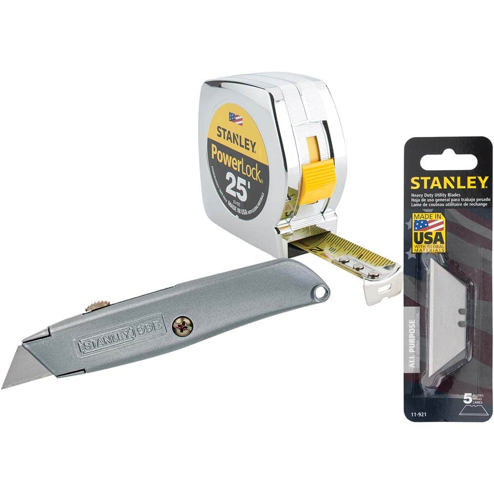 Stanley - Utility Knives, Snap Blades & Box Cutters Type: Retractable Utility Knife Blade Type: Retractable - A1 Tooling