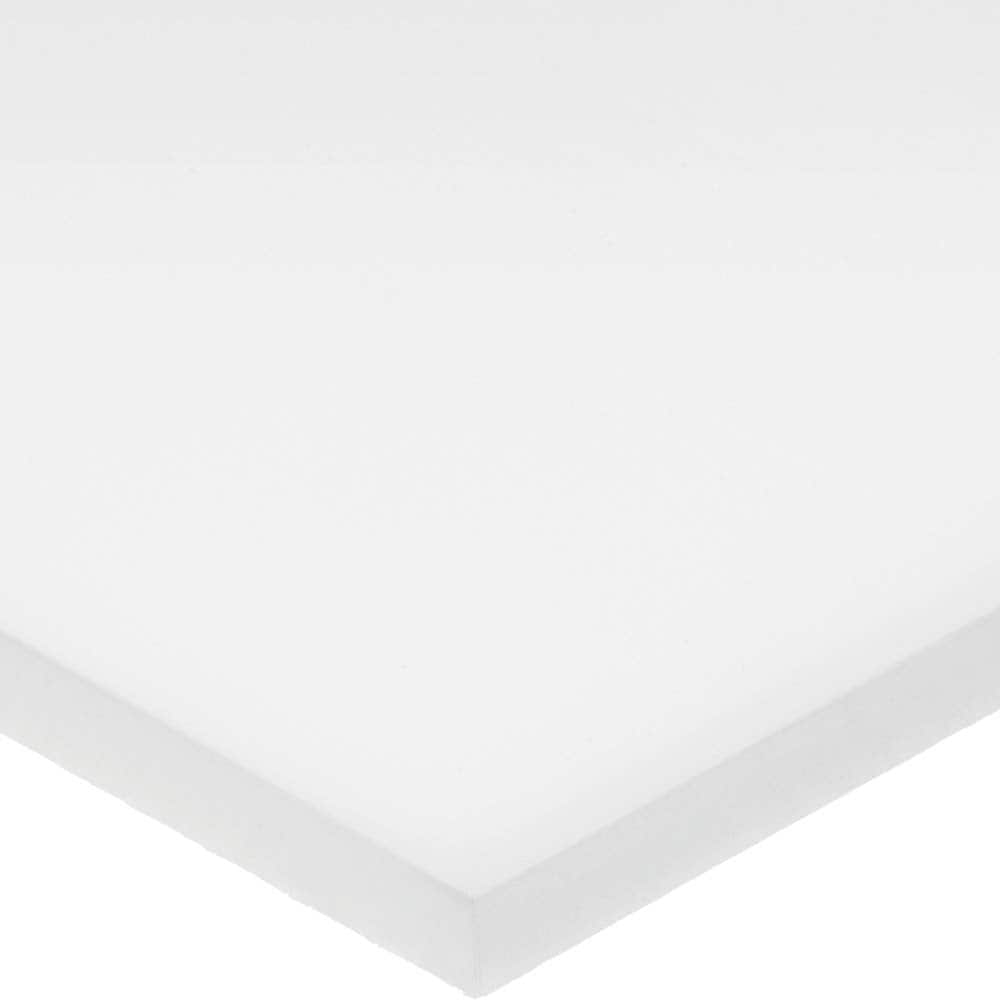 Plastic Sheet: Acetal, 3″ Thick, White, 8,500 psi Tensile Strength Rockwell M-90