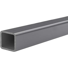 USA Sealing - Plastic Tubes; Material: PVC ; Outside Diameter (Decimal Inch): 3.3460 ; Maximum Length (Inch): 36 ; Wall Thickness (Decimal Inch): 0.0980 ; Color: Gray ; Shape: Rectangular - Exact Industrial Supply