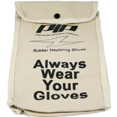 ‎148-6011 Electrical Glove Bags - Novax - Canvas Bag for 11 In. Electrical Rated Glove - Natural - Exact Industrial Supply