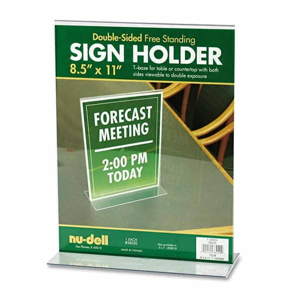 NuDell - Display & Organizer Accessories Type: Sign Holder For Use With: Signs - A1 Tooling