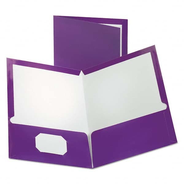 OXFORD - File Folders, Expansion Folders & Hanging Files Folder/File Type: Pocket Folders Color: Purple - A1 Tooling