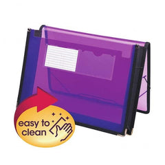 SMEAD - File Folders, Expansion Folders & Hanging Files Folder/File Type: Expanding Wallet Color: Purple - A1 Tooling