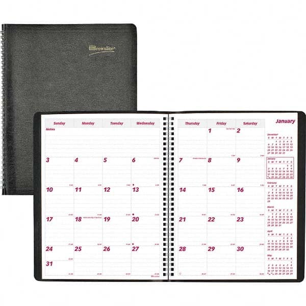 Brownline - Note Pads, Writing Pads & Notebooks Writing Pads & Notebook Type: Monthly Planner Size: 11 x 8-1/2 - A1 Tooling