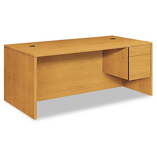 Hon - Office Desks Type: Single Pedestal w/Right Hand Return Center Draw: No - A1 Tooling