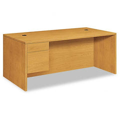 Hon - Office Desks Type: Single Pedestal w/Left Hand Return Center Draw: No - A1 Tooling