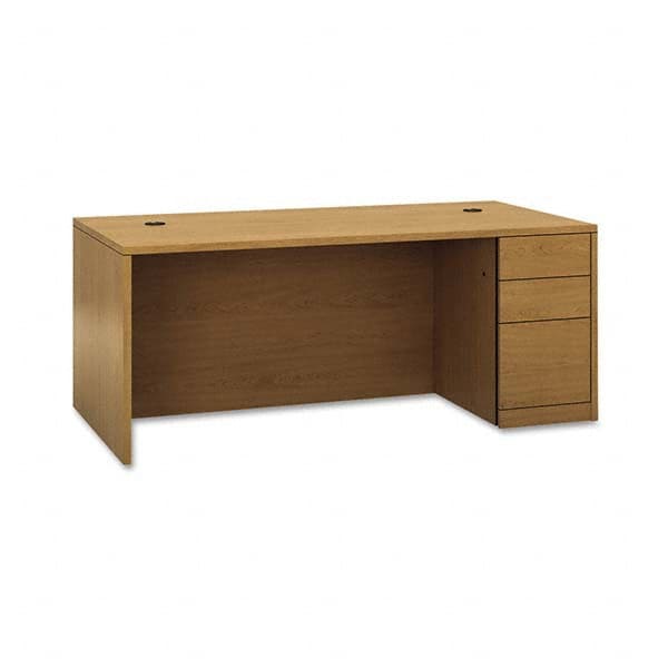 Hon - Office Desks Type: Single Pedestal w/Right Hand Return Center Draw: No - A1 Tooling