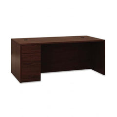 Hon - Office Desks Type: Single Pedestal w/Left Hand Return Center Draw: No - A1 Tooling