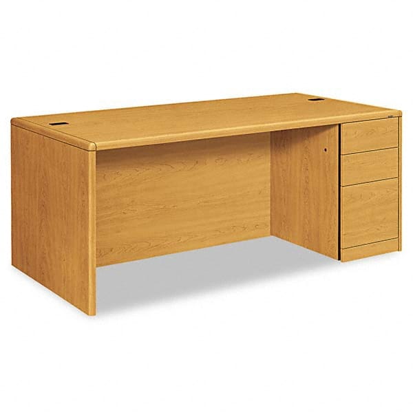 Hon - Office Desks Type: Single Pedestal w/Right Hand Return Center Draw: No - A1 Tooling