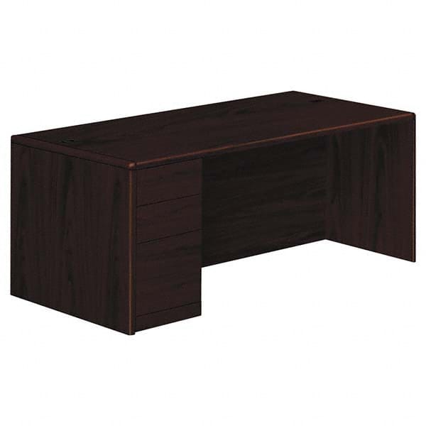 Hon - Office Desks Type: Single Pedestal w/Left Hand Return Center Draw: No - A1 Tooling