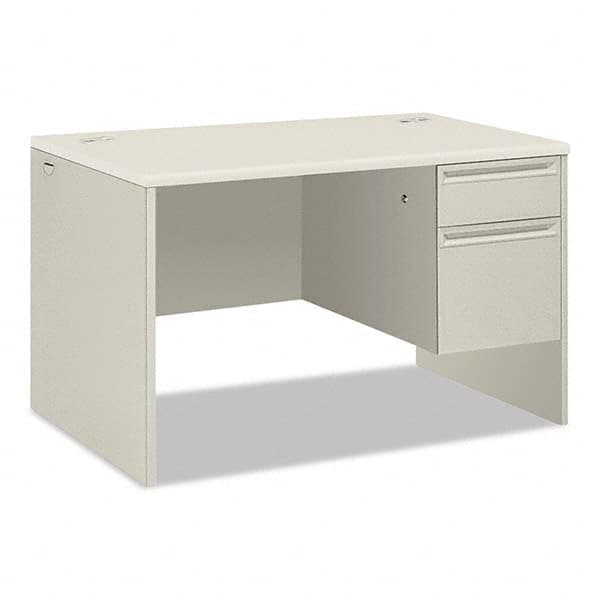 Hon - Office Desks Type: Single Pedestal w/Right Hand Return Center Draw: No - A1 Tooling