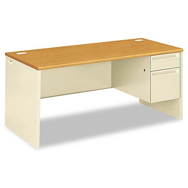 Hon - Office Desks Type: Single Pedestal w/Right Hand Return Center Draw: No - A1 Tooling