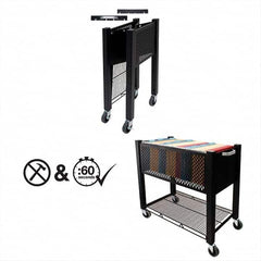 File Utility Cart: Black