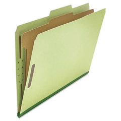 UNIVERSAL - File Folders, Expansion Folders & Hanging Files Folder/File Type: Classification Folders with Tob Tab Fastener Color: Green - A1 Tooling