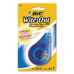 Bic - Correction Fluid & Tape Type: Correction Tape Non-Refillable Tape Size: 1/6 x 472" - A1 Tooling