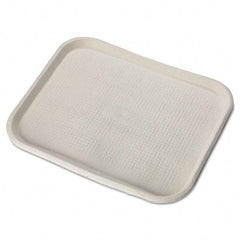 Chinet - Savaday Molded Fiber Food Trays, 14 x 18, White, Rectangular, 100/Carton - A1 Tooling