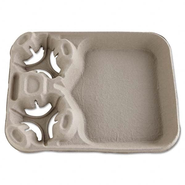 Chinet - Strongholder Molded Fiber Cup/Food Trays 8-44 oz 2-Cup Capacity 100/Carton - A1 Tooling