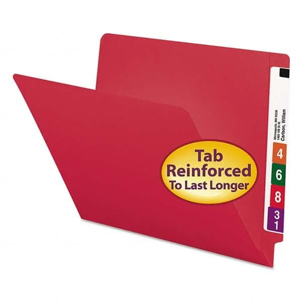 SMEAD - File Folders, Expansion Folders & Hanging Files Folder/File Type: File Folders with End Tab Color: Red - A1 Tooling