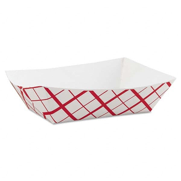 SCT - Paper Food Baskets, 3lb, Red/White, 500/Carton - A1 Tooling