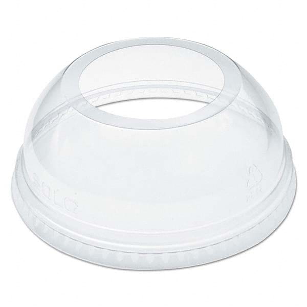 DART - Open-Top Dome Lid for 16-24 oz Plastic Cups, Clear, 1.9" Diam Hole, 1000/Carton - A1 Tooling