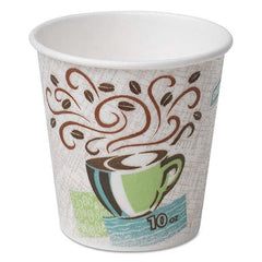 Dixie - PerfecTouch Paper Hot Cups, 10 oz, Coffee Haze, 1000/Carton - A1 Tooling