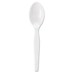 Dixie - Individually Wrapped Polystyrene Cutlery, Teaspoons, White, 1000/Carton - A1 Tooling