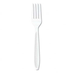 DART - Impress Heavyweight Full-Length Polystyrene Cutlery, Fork, White, 1000/Carton - A1 Tooling