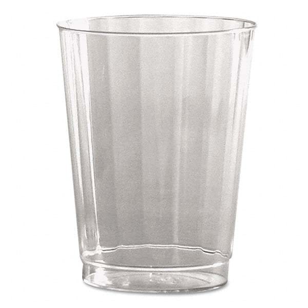 WNA - Classic Crystal Plastic Tumblers, 10 oz, Clear, Fluted, Tall, 12/Pack - A1 Tooling