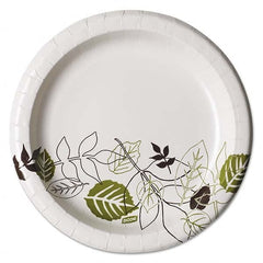 Dixie - Pathways Soak-Proof Shield Mediumweight Paper Plates, 8 1/2", Pathway, 125/Pack - A1 Tooling