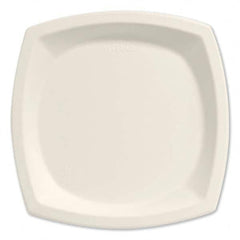 DART - Bare Eco-Forward Sugarcane Dinnerware, 10" Diam, Plate, Ivory, 125/Pack - A1 Tooling