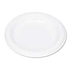 Tablemate Products - Plastic Dinnerware, Plates, 6" Diam, White, 125/Pack - A1 Tooling