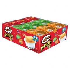 Pringles - Snacks, Cookies, Candy & Gum Breakroom Accessory Type: Potato Chips Breakroom Accessory Description: Potato Chips, Variety Pack, 0.74 oz Canister, 18/Box - A1 Tooling